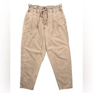 Free People Margate Pleated High Rise Waisted Pants Trousers Womens Size Small